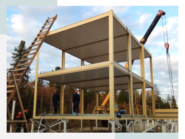 Строительство модульных здания Лобня