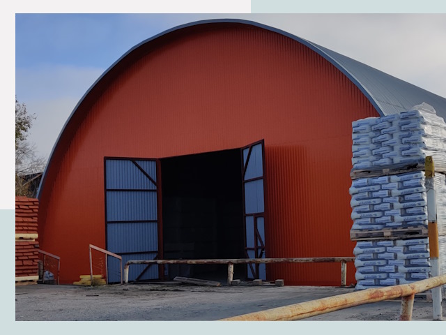 Полукруглые ангары по цене от 620 руб. в Лобня