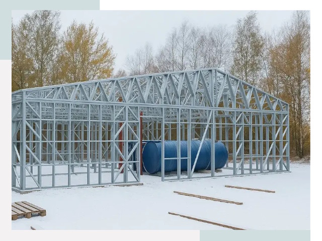 Металлические ангары в Лобне
