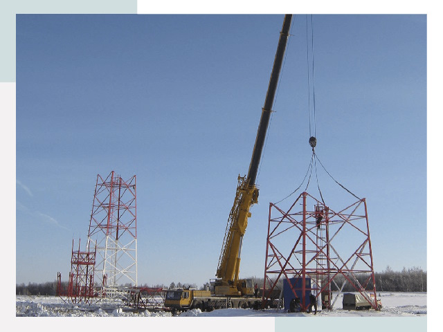 Монтаж вышек связи в Лобне