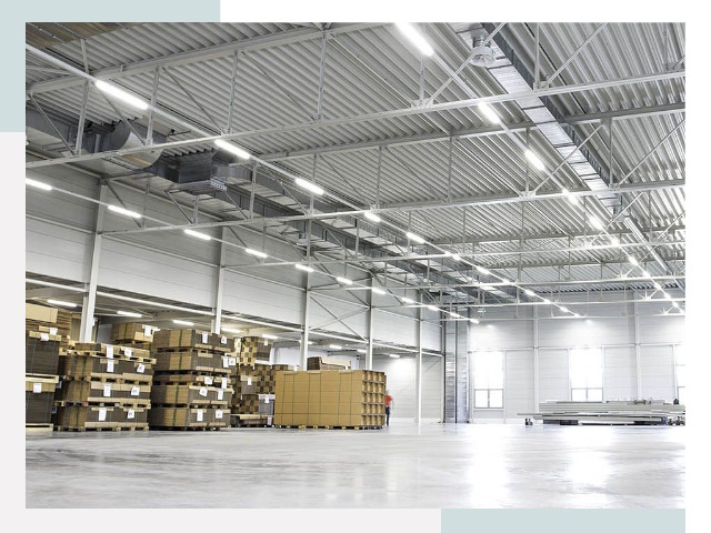 Освещение ангаров в Лобне