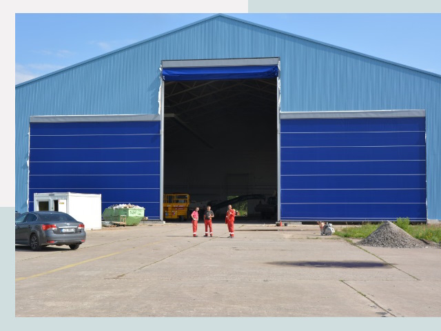 Ангарные ворота в Лобня от СтальСтрой-Лбн по цене 620 руб.