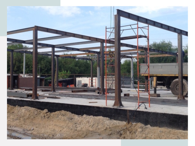 Фундамент для ангаров в Лобне