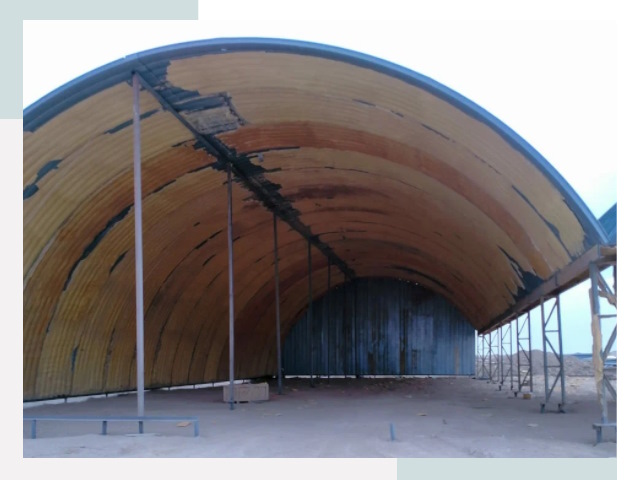 Реконструкция ангаров в Лобне